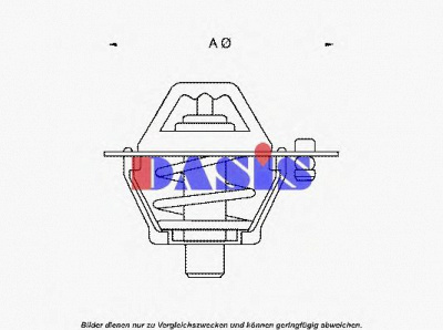 AKS DASIS 750963n -  Термостат, охлаждающая жидкость